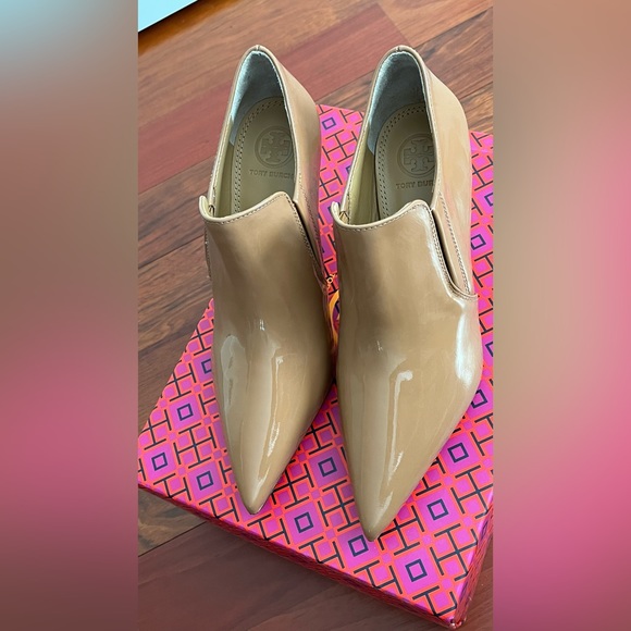 Georgina Patent Leather Kitten Heel Bootie - Picture 7 of 12